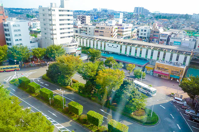 成瀬駅北口前ロータリー